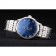 Omega Swiss DeVille Stainless Steel Bezel Roman Numbers Blue Dial 7612