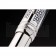 MontBlanc Silver Ballpoint Pen With MB Engraved Black Floral Design Silver Cap