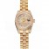 Swiss Rolex DayJust Diamond Pave Gold Dial Gold Diamond Bracelet 1453953