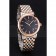 Vacheron Constantin Patrimony Black Dial Rose Gold Case Two Tone Bracelet  62293