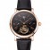 Patek Philippe Grand Complications Moonphase Perpetual Calendar Tourbillon Black Dial Rose Gold Case Black Leather Strap