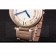 Cartier Ballon Bleu Rose Gold Stainelss Steel Strap White Dial  621453
