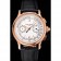 Swiss Patek Philippe 5170J Chronograph White Dial Rose Gold Case Black Leather Strap