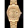 Swiss Rolex Day-Date Diamonds And Rubies Champagne Dial Gold Bracelet 1454100