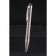 MontBlanc Starwalker Horizontally Grooved Silver Ballpoint Pen  622814
