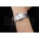 Swiss Lady Omega Constellation Crystal Encrusted Bezel Silver Radial Dial 80291