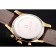 Omega Chronograph Gold Dial Gold Case Brown Leather Strap