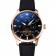 IWC Pilot Perpetual Calendar Black Dial Rose Gold Case Black Textile Strap