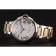 Swiss Cartier Ballon Bleu Two Timezone White Dial Silver Case Gold And Silver Bracelet 1453877