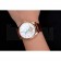 IWC Portofino Tourbillon White Dial Blue Markings Rose Gold Case Brown Leather Strap