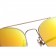 Giorgio Armani Aviator Yellow Lens Sunglasses 307872