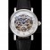 Patek Philippe Grand Complications White Skeleton Dial Stainless Steel Case Black Leather Strap 1453810