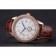 Vacheron Constantin Traditionnelle White Ship Dial Rose Gold Case With Diamonds Brown Leather Strap