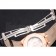 Swiss Audemars Piguet Royal Oak Black Dial Gold Case With Diamonds Black Leather Strap