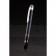 MontBlanc Silver Trimmed Thick Rounded Black Enamel Ballpoint Pen With MB Engraving 98060