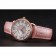 Cartier Ronde Louis Gold Diamond Case White Dial Pink Leather Bracelet 1454007