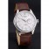 Rolex Cellini White Dial Stainless Steel Case Brown Leather Bracelet  622723