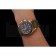 Rolex Yacht Master Black Dial Green Bezel Rose Gold Case Green Leather Bracelet 1453862