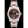 Rolex DateJust Brushed Stainless Steel Case Brown Dial Diamond Plated 41994