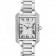Cartier Tank Anglaise 30mm White Dial Diamonds Steel Case Stainless Steel Bracelet