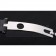 Bvlgari B.ZERO1 25mm White Dial Stainless Steel Case Gold Bezel Black Leather Bracelet