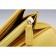 Burberry Haymarket Check Large Purse Yellow
