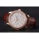 Swiss Patek Philippe Grand Complications Perpetual Calendar White Dial Rose Gold Case Diamond Bezel Brown Leather Strap