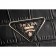 Prada Saffiano Crocodile Leather Black Bag