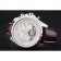 Breitling Bentley Mulliner Tourbillon White Dial Stainless Steel Case Brown Leather Strap  622729
