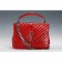 Saint Laurent College Monogram Patent Leather Medium Dark Red Bag 18927011