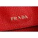 Prada Double Tote Red With Python Handles
