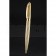 Christian Dior Vertically Grooved Gold Ballpoint Pen  622747