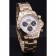 Rolex Cosmograph Daytona White with Black Subdials Gold Bracelet  622548