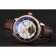 Patek Philippe Classic Tourbillon Power Reserve Black And White Dial Rose Gold Case Brown Leather Strap