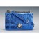 Dior Diorama Crinkled Metallic Lambskin Small Flap Bag Blue 18926721