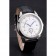 Vacheron Constantin Traditionnelle White Ship Dial Stainless Steel Case Black Leather Strap