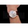 Piaget Altiplano Date Silver Dial Rose Gold Case Brown Leather Strap