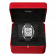 Swiss Santos de Cartier Chronograph watch, XL model, chronograph, steel and ADLC, interchangeable rubber and leather bracelets