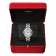 Swiss  Ballon Bleu de Cartier watch, 33 mm, steel, diamonds