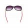 Cartier Panthere Decor Black Frame Red Temples Sunglasses 308262