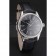 Swiss Rolex Cellini Black Dial Roman Numerals Stainless Steel Case Black Leather Strap