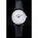 Longines La Grande Classique White Dial Black Leather Band Femme  622128
