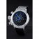 U-Boat Italo Fontana Black Carbon Dial Blue Hour Marks Stainless Steel Case Rubber Bracelet  622708