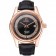 Omega DeVille Black Crocodile Leather Bracelet Black Dial Watch