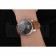 Patek Philippe Grand Complications Day Date Tourbillon Black Dial Rose Gold Numerals Stainless Steel Case Brown Suede Leather Strap 1453815