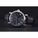 Patek Philippe Geneve Complications Black Dial Stainless Steel Bezel Black Leather Band   622141