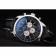 Breitling Transocean Black Dial Black Leather Strap  Polished Stainless Steel Bezel