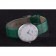 La D de Dior Green Leather Strap with White Dial  621507