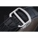 Cartier Drive De Cartier White Dial Silver Case Black Leather Bracelet 1454209