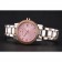 Burberry The City Pink Dial Rose Gold Diamond Bezel Stainless Steel Case Two Tone Bracelet